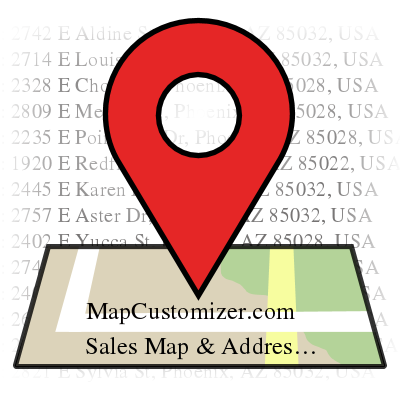 View map | Mapcustomizer.com